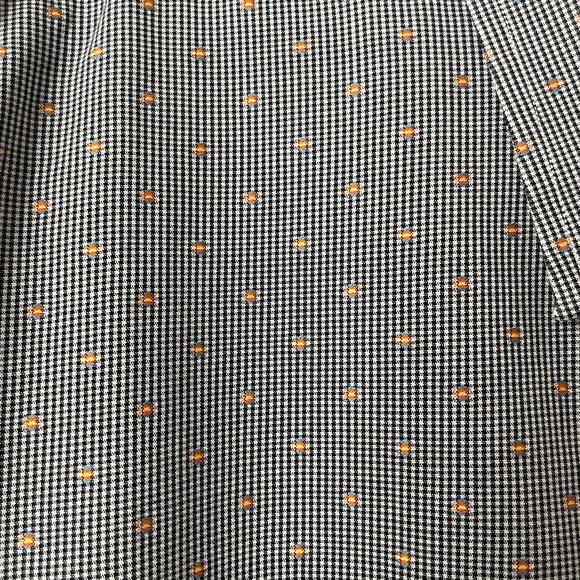 Robert Graham Shirt Mens 2XL Black Modern Americana Houndstooth Retro Preppy - Picture 7 of 14